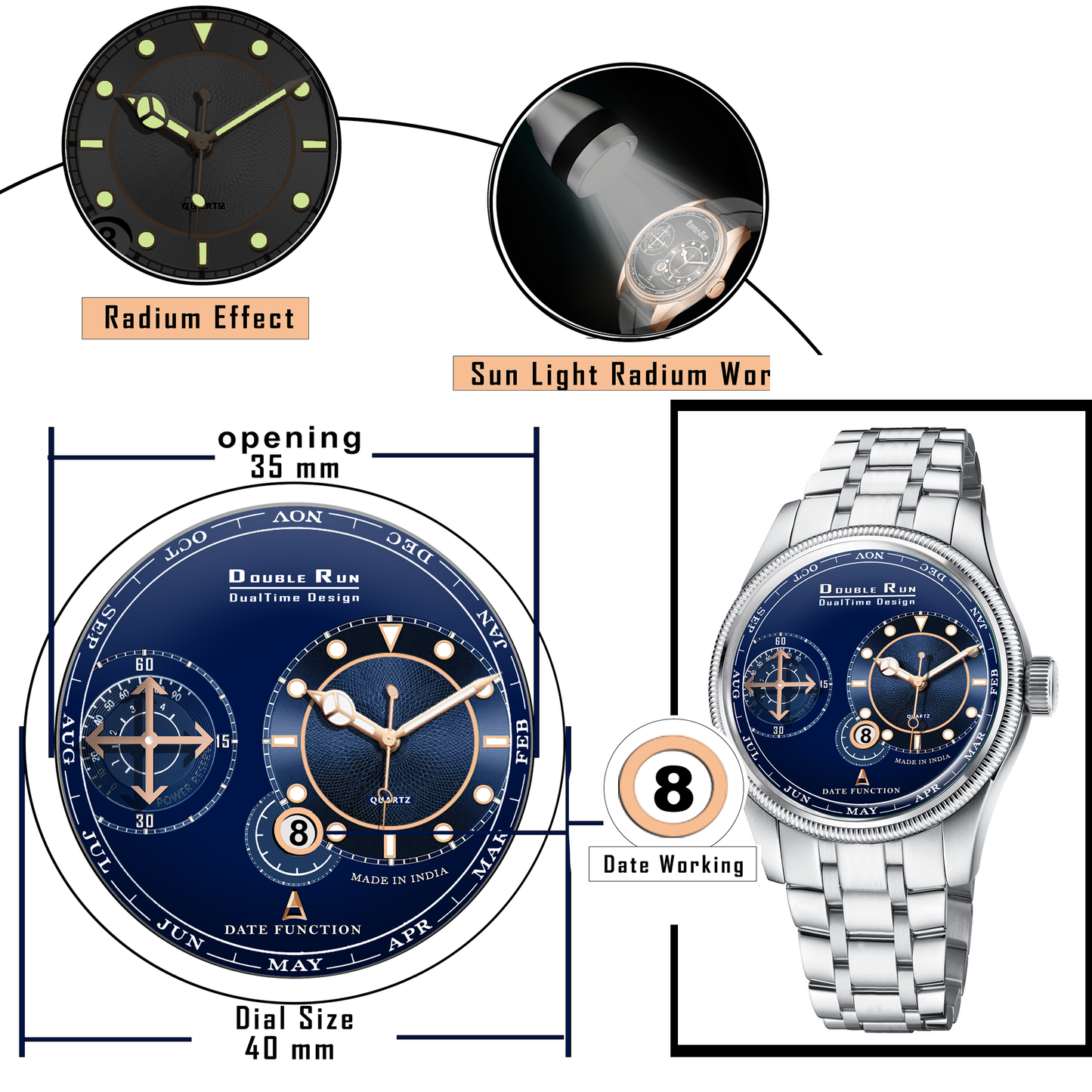Royal Orbit Chronograph Analog Watch
