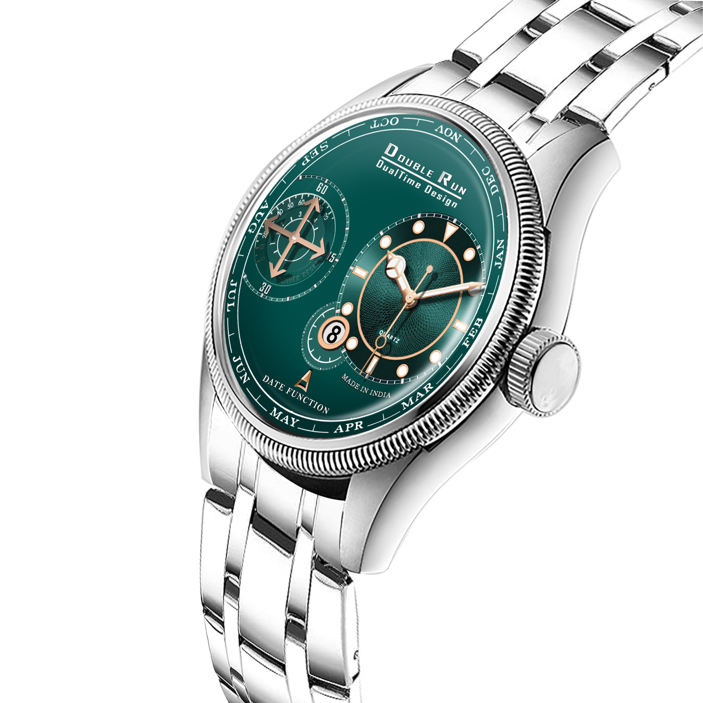 Emerald Orbit Chronograph Watch