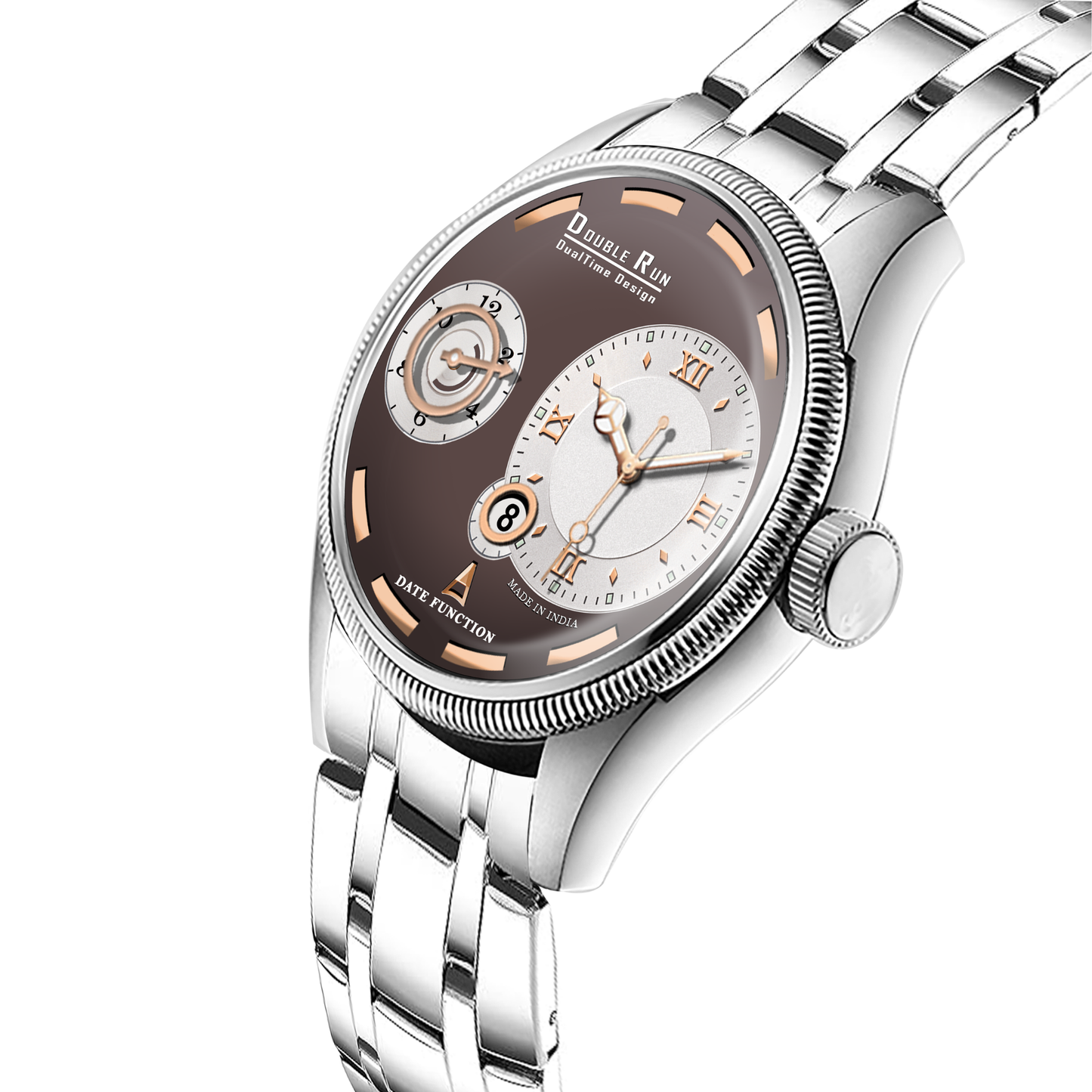 Mocha Luxe Chronograph Watch