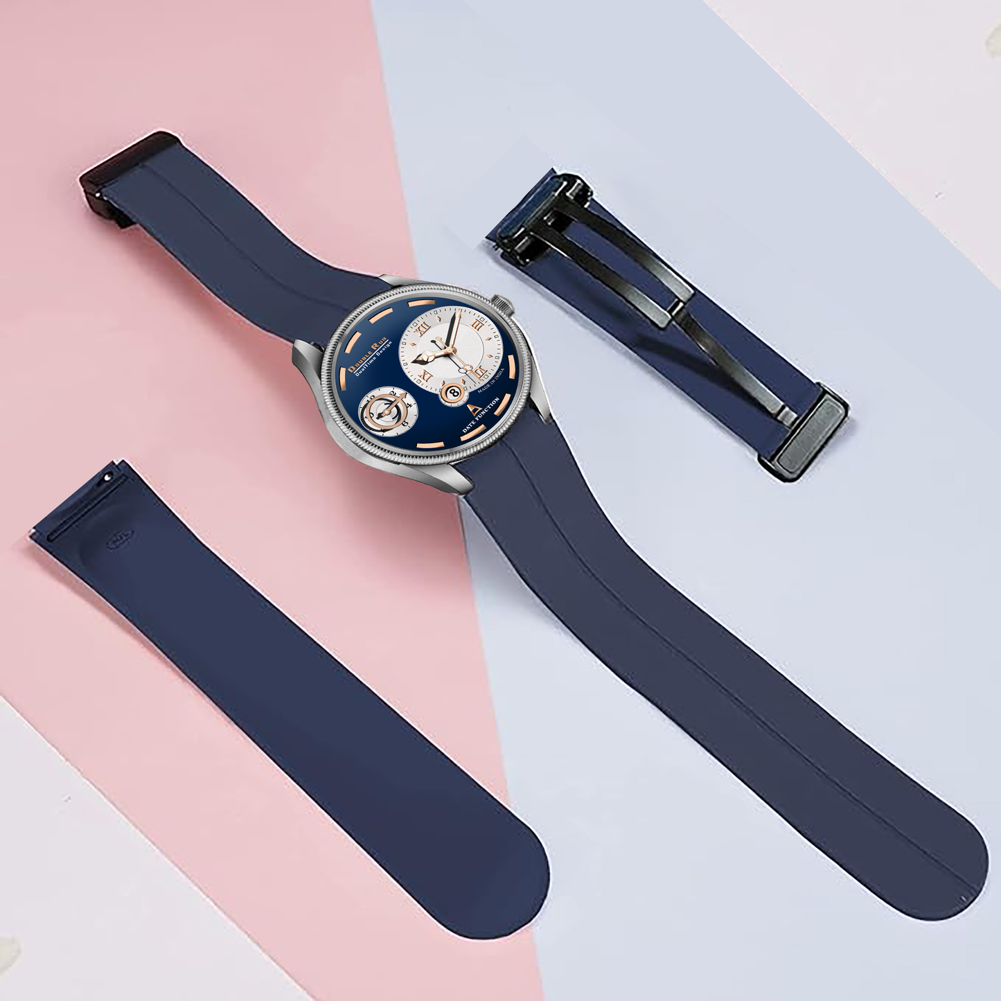 Blu Celeste Analog Watch