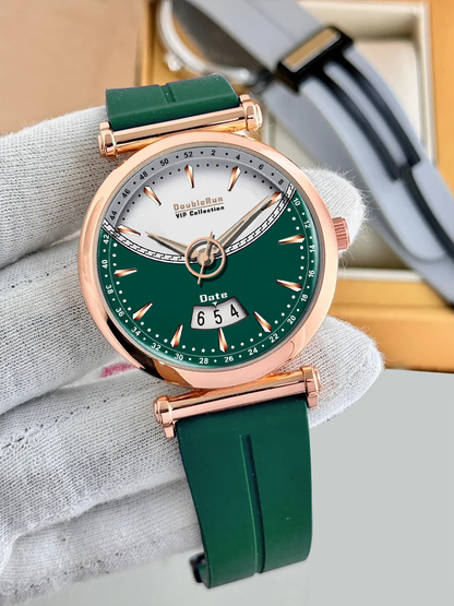 Emerald Crown Analog Watch