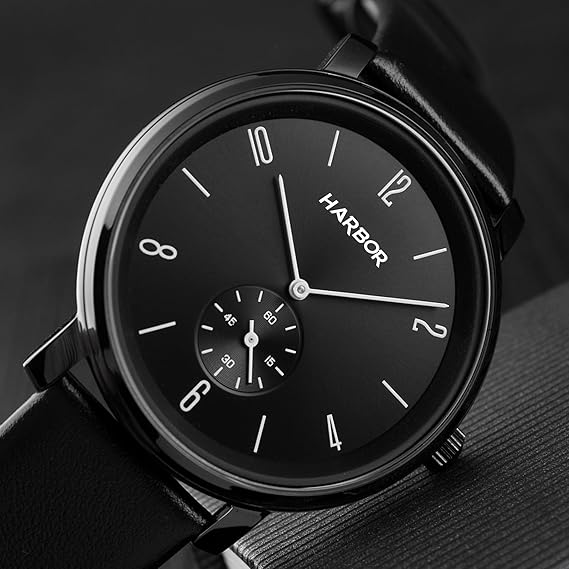 Harbor Noir Analog Watch