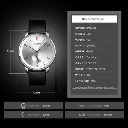 Harbor Japanese Slim Analog Watch