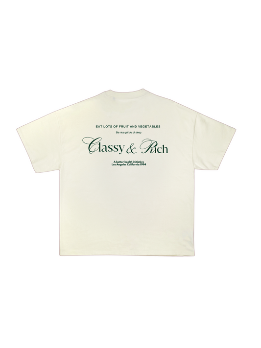 Classy & Rich Oversized Tee