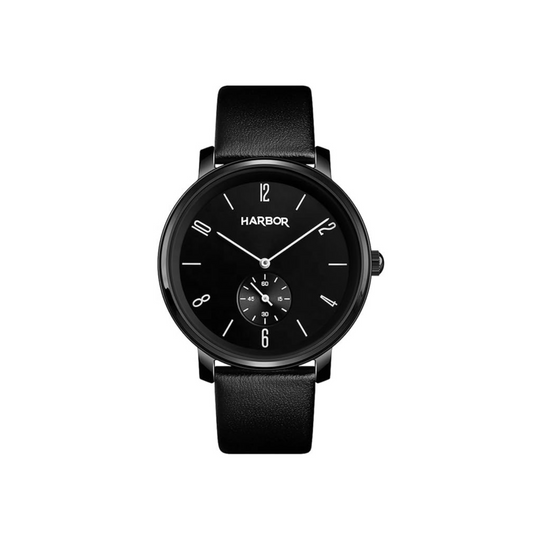 Harbor Noir Analog Watch