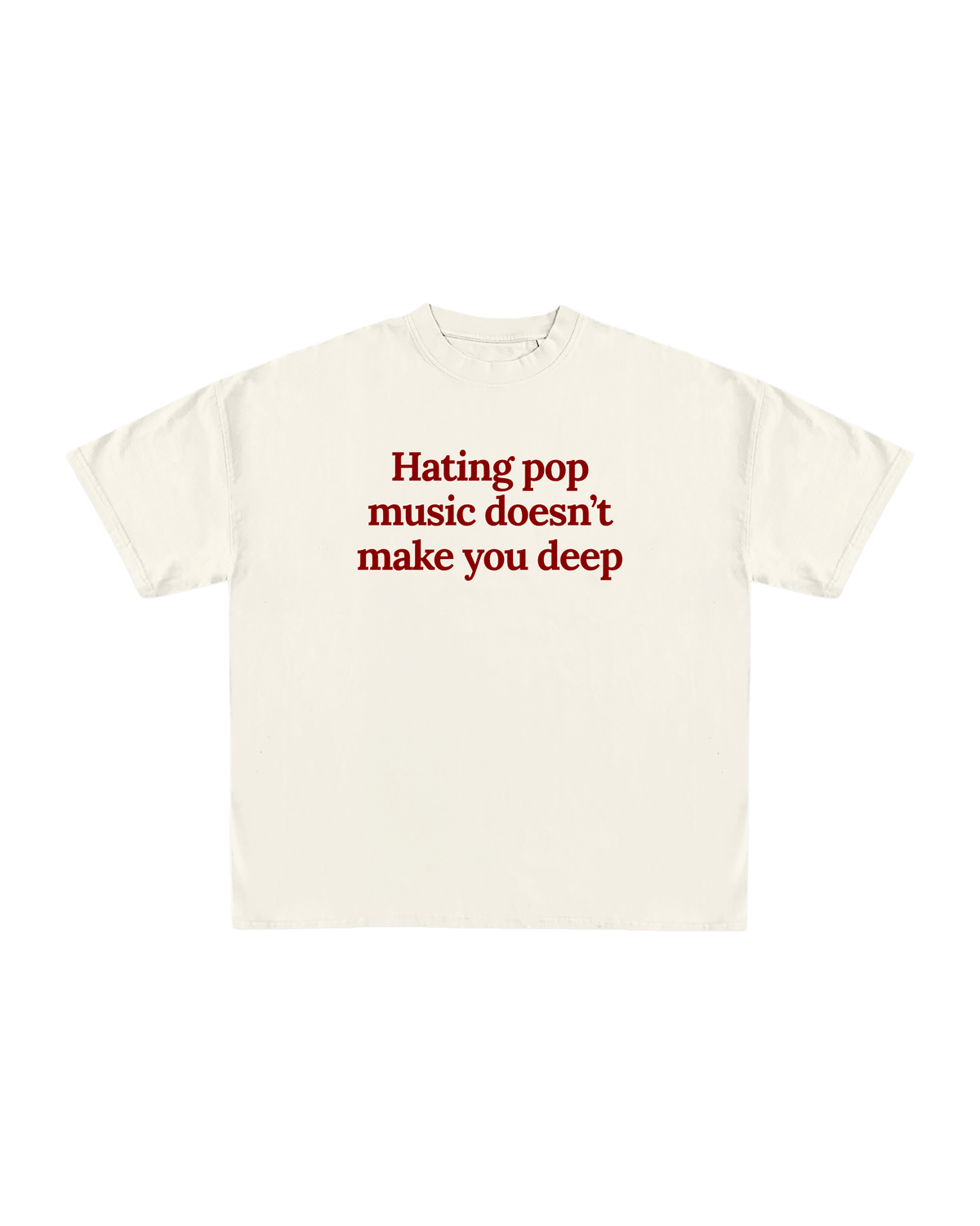 Pop Music Defender Oversized Graphic Tee