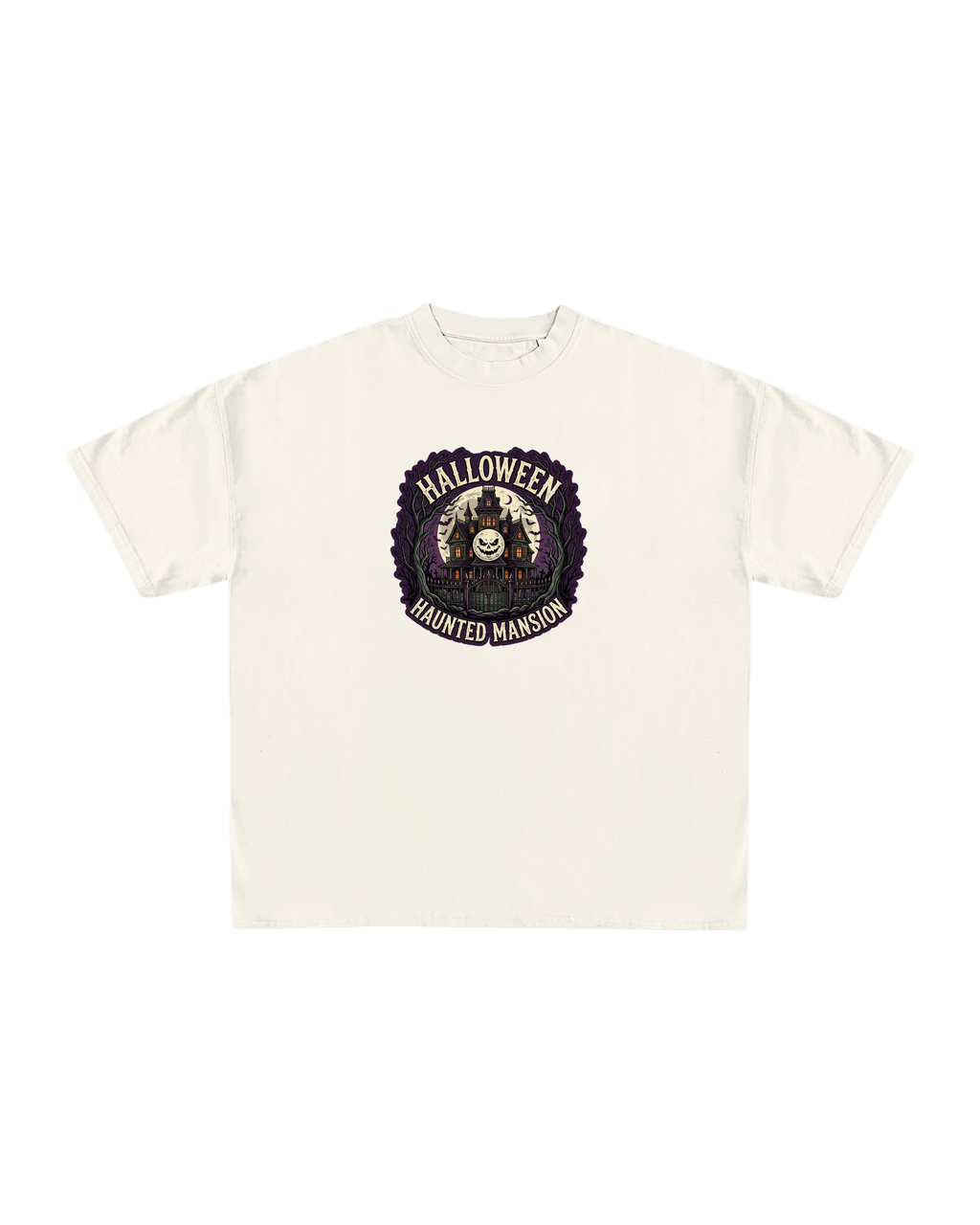 Halloween Haunted Mansion Oversized T-Shirt