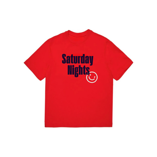 SATURDAY NIGHTS OVERSIZE T-SHIRT (SMILEY EDITION)