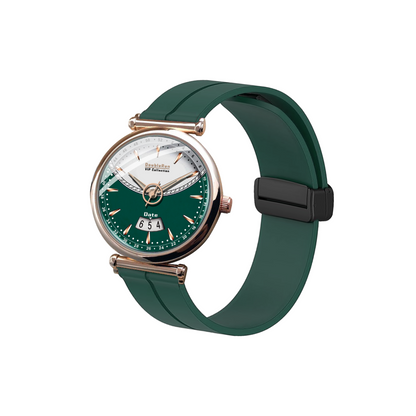 Emerald Crown Analog Watch