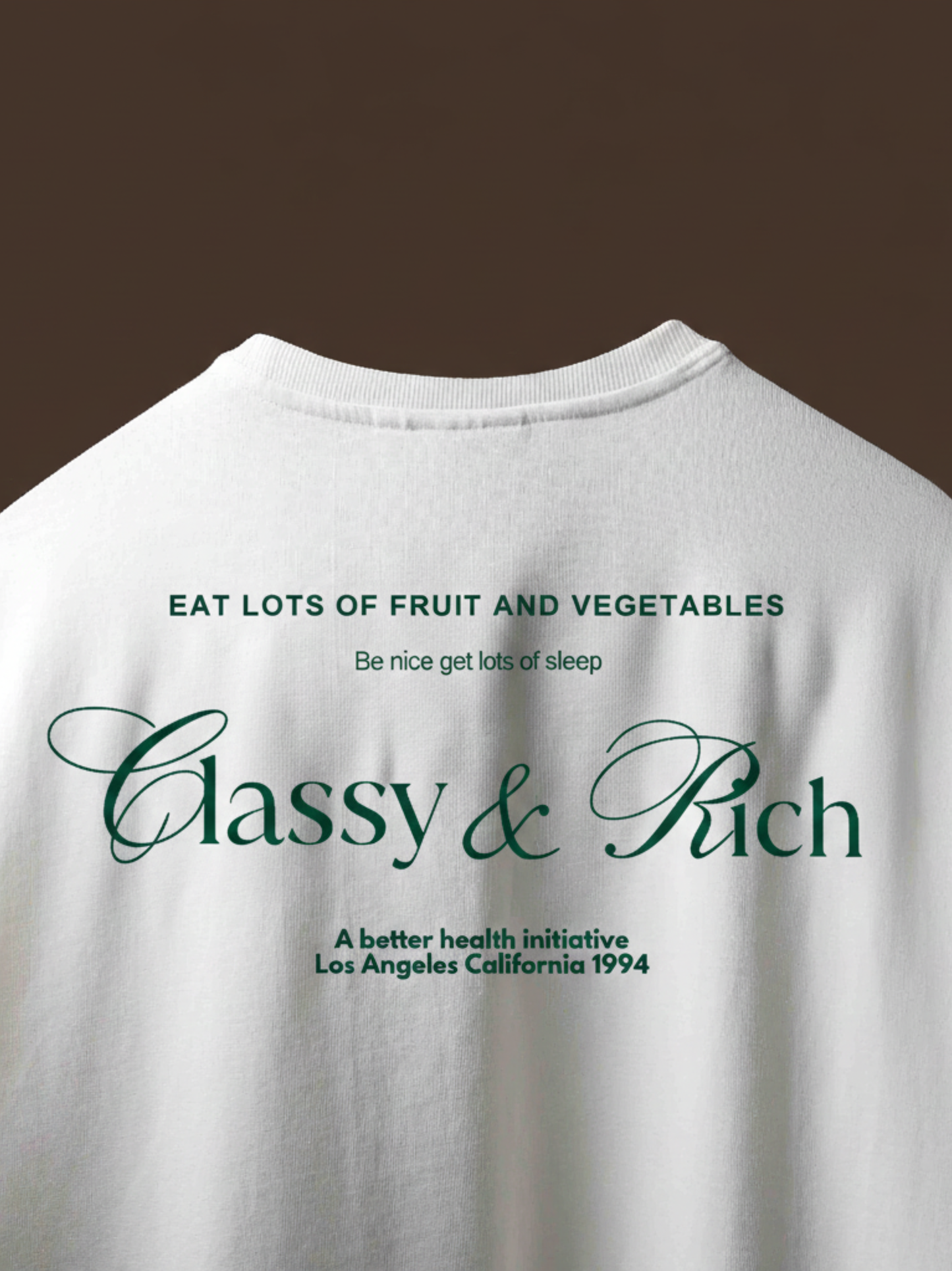 Classy & Rich Oversized Tee