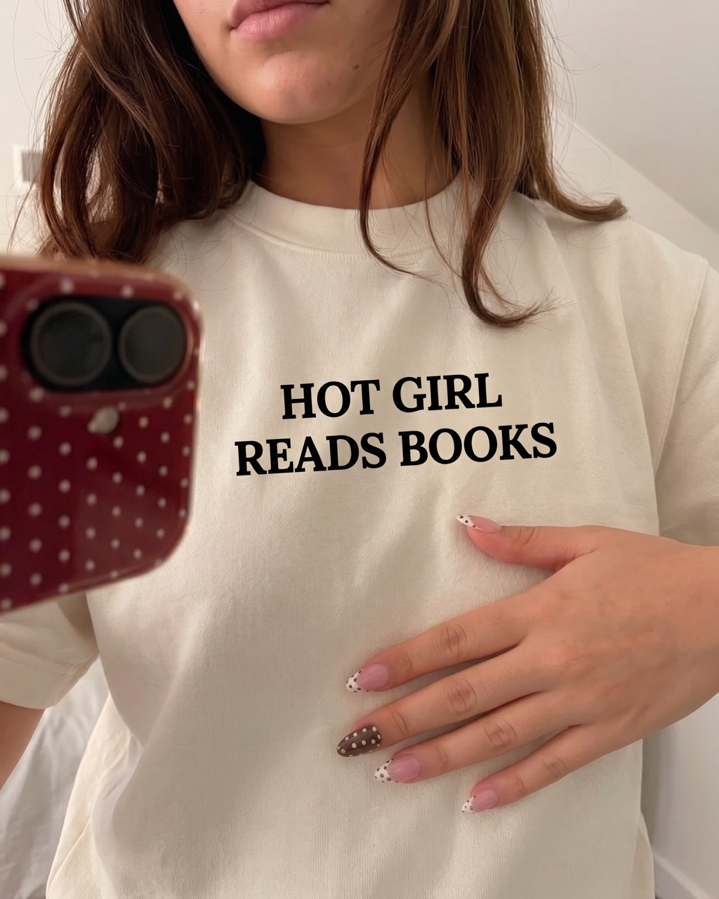 Hot Girl Reads Books Oversized T-Shirt