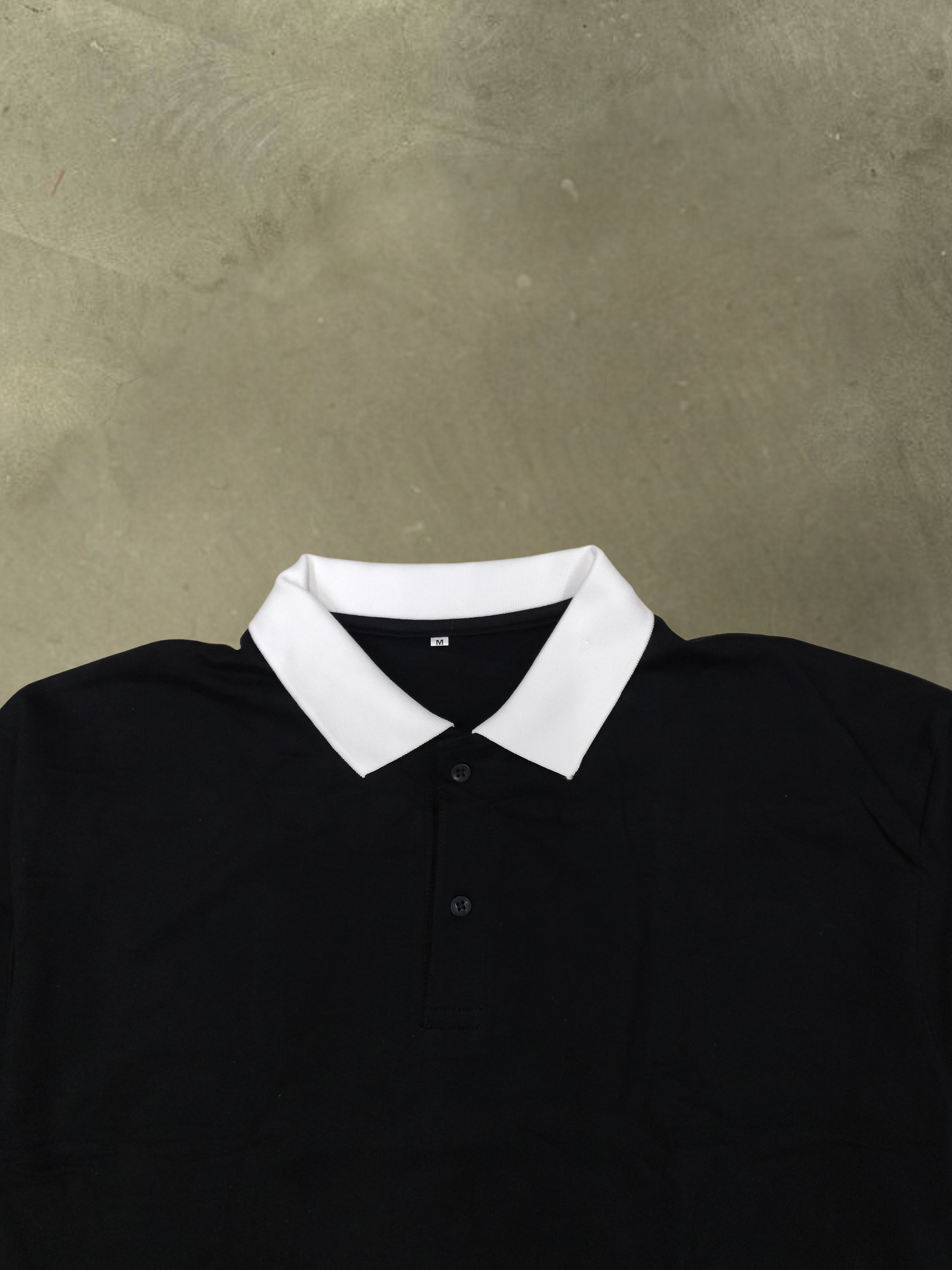 BLACK POLO T-SHIRT