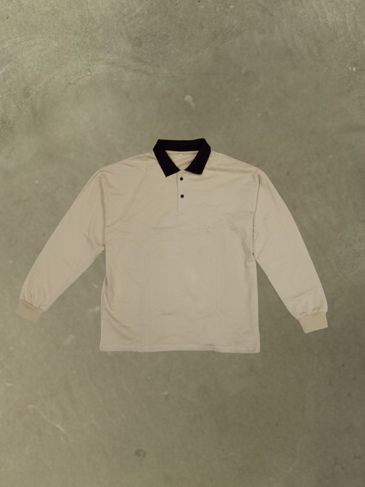 BEIGE POLO T-SHIRT