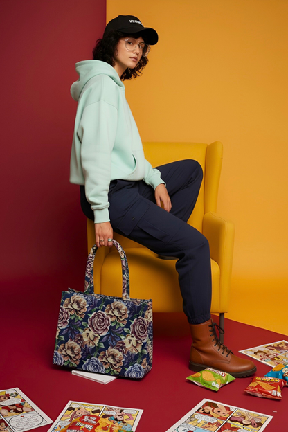 The Midnight Rose Bag