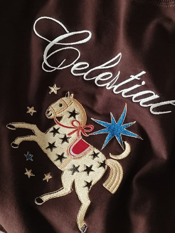Dream Horse Oversized T-Shirt | Embroidered